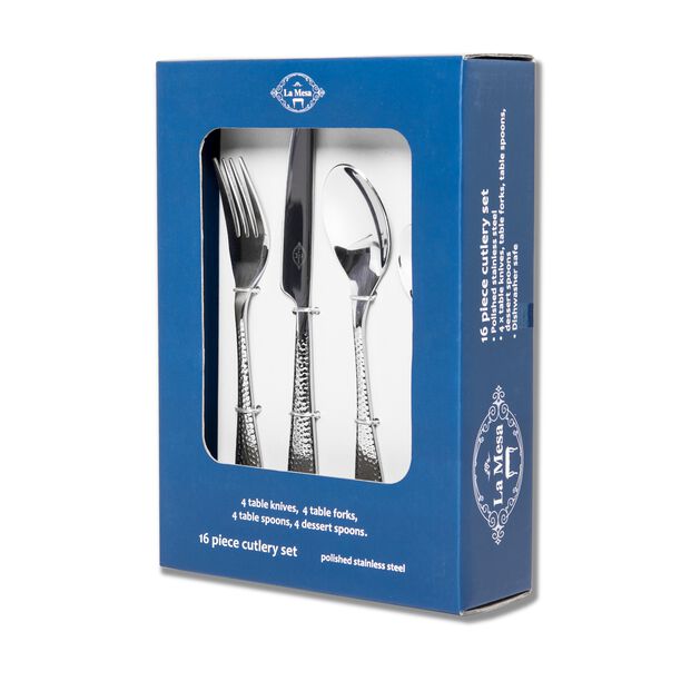 La Mesa 16 Pcs Cutlery Set Serve 4 Person , Pearl image number 1