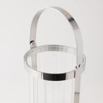 Homez metal candle holder 15*15*38.5cm, silver image number 3