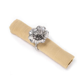 2 PCS ALLOY NAPKIN RING ROSE