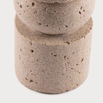 Huda Vase 9.4x9.4x17cm Dark Grey image number 3