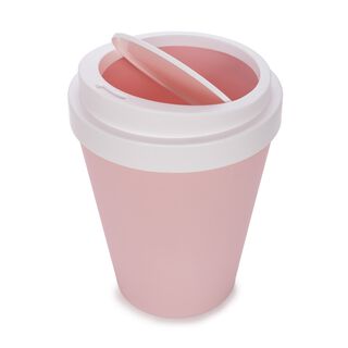Waste Bin With Swing Lid Pink 9L