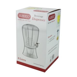 Alberto Beverage Dispenser With Ice Chamber