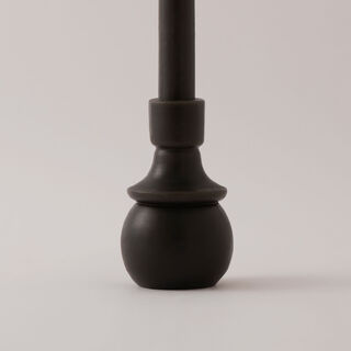 Homez soya wax mono candle, black 8*30cm