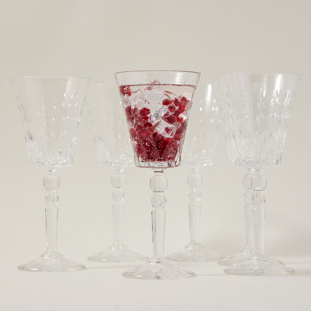 RCR transparent crystal glassware 6 pcs image number 4