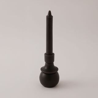 Homez soya wax mono candle, black 8*30cm