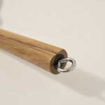 Alberto Non Stick Pancake Pan With Wood Handle Black image number 2