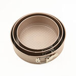 Alberto 3Pcs Cake Pan Set Carbon Steel 20,23,25Cm image number 0