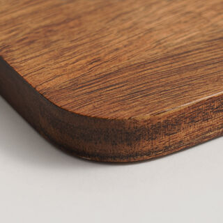 Alberto acacia wood cheese board with glass dome 30*19.8*16.5cm