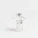 هومز مبخرة عود دايموند زجاج 12*12*15سم، شفافة image number 0