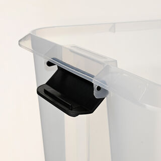 Homez 70L Rolling Box With Clips 62.8*43.1*36.8Cm