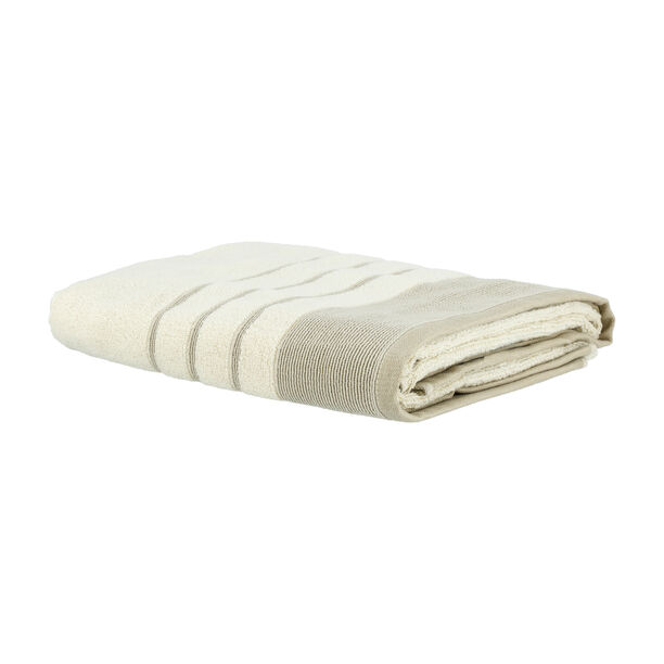 Cottage Bath Sheet Towel Indian Cotton 100x150 Latte image number 1