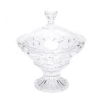 Rcr Laurus Crystal Candy Pot With Cover 180 image number 0