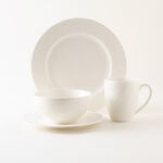 لا ميسا طقم سفرة 16 قطعة أبيض بنقشة زهرية image number 0