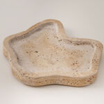 Homez marble irregular shape tray 22.8*22.8*2.5cm image number 1