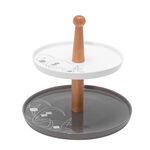 Calligraphy 2 Tier Cake Plate image number 1