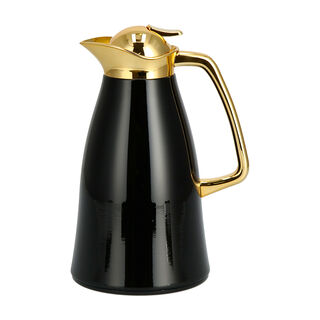 Steel Vacuum Flask Falco Gold And Black 1L