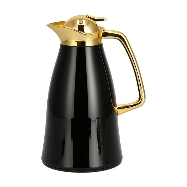 Steel Vacuum Flask Falco Gold And Black 1L image number 0