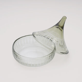 دلتي تمرية زجاج 15 مل، أخضر