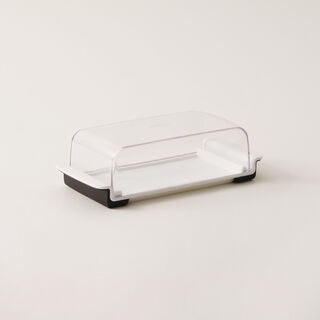OXO plastic wide butter dish server, 226g, 7.9"* 3.7"* 2.4"