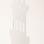 White metal Ramadan decoration 22*17*90 cm image number 1