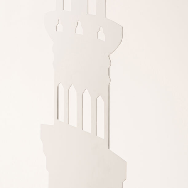 White metal Ramadan decoration 22*17*90 cm image number 1