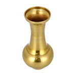 Aluminium Vase Shiny Brass Finish image number 3