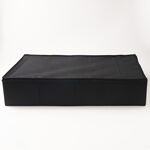 هومز منظم ملابس تخزين بطانيات تحت السرير من البوليستر، اسود 95*38*22 سم image number 2