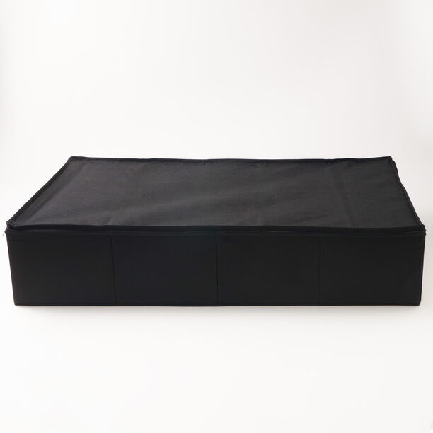 هومز منظم ملابس تخزين بطانيات تحت السرير من البوليستر، اسود 95*38*22 سم image number 2