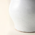 Homez ceramic planter, off white 28*28*22cm image number 1