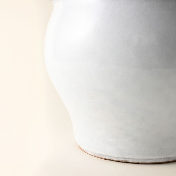 Homez ceramic planter, off white 28*28*22cm image number 1