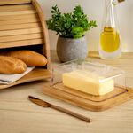 Alberto Bamboo Cheese Dome With Lid image number 0