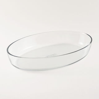 Pyrex Clear Oval Glass Roaster, 4.2L, 40 Cm