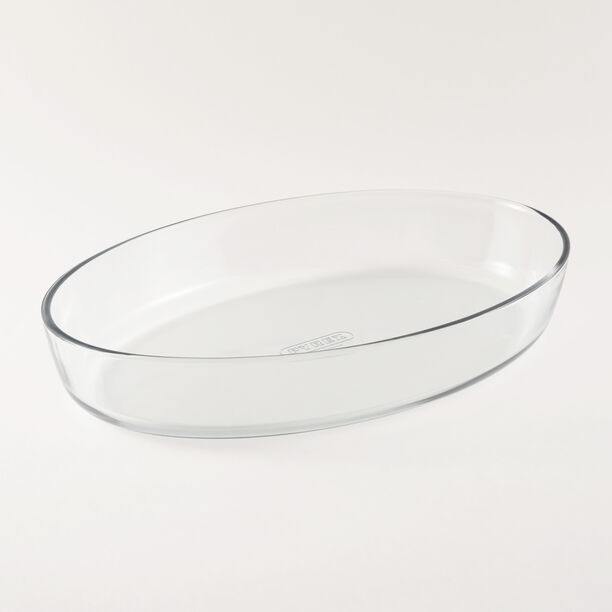 Pyrex Clear Oval Glass Roaster, 4.2L, 40 Cm image number 0