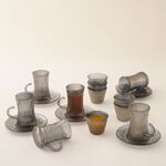 دلتي طقم شاي وقهوة 18 قطعة لون رصاصي image number 4