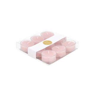 Tea Light Candle Scented Pink Set Of 9