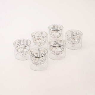 Oulfa transparent glass 6 pcs Cawa cup
