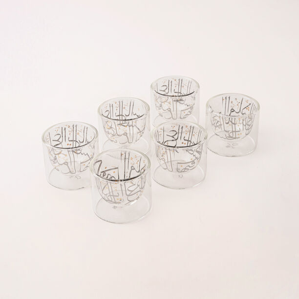 Oulfa transparent glass 6 pcs Cawa cup image number 0