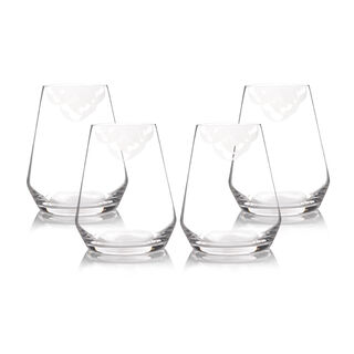 Waraq 4 Pieces Glass Hiball Tumblers