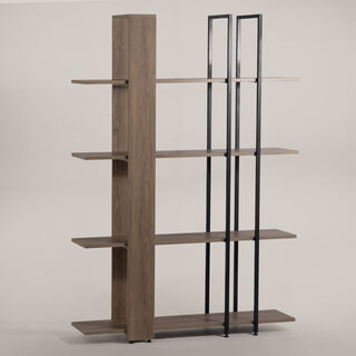 Homez wooden bookshelf 120*34*180cm