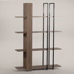 Homez wooden bookshelf 120*34*180cm image number 0