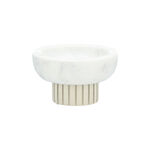 Ashtray Marble And Wood Dia 13* Ht: 6.5 Cm image number 2