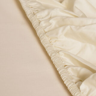 Ambra 600 TC supima cotton fitted sheet 180*200 beige