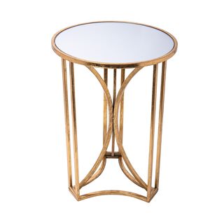 Metal Side Table Gold