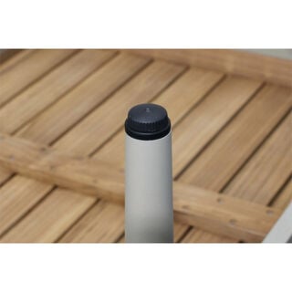 هومز طاولة قهوة ألومنيوم، بيج 120*70*26 سم