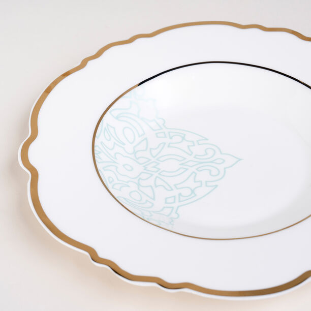 La Mesa white porcelain 18 pc dinner set image number 3