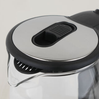 Alberto glass kettle 1500w, 1.8L, black