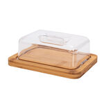 Alberto Bamboo Cheese Dome With Lid image number 1