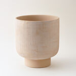 Homez ceramic vase 27.5*27.5*30.5cm, beige image number 1