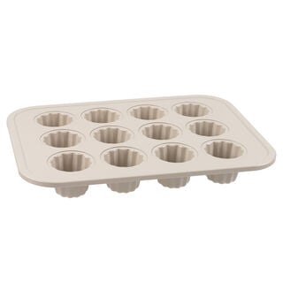 Alberto 12 Cup Canele Pan, Beige