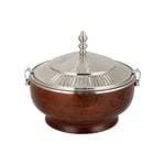 Small Food Warmer nickel Plated image number 1